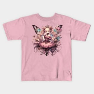 Anime gothic fairy Kids T-Shirt
